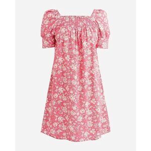 J. Crew Afternoon Tossed Floral Puff Sleeve Dress Women's XXS
